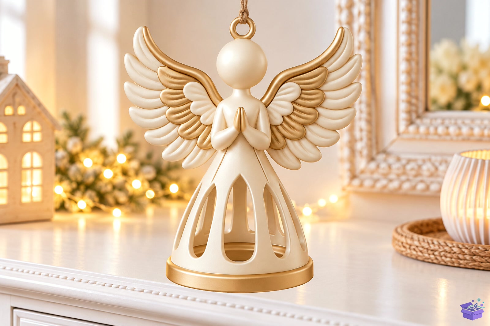 Angel Hanging Süs 3D Baskı STL - 3D Baskı ve Model Dosyası (STL, OBJ, 3MF) - detaylı önizleme 2