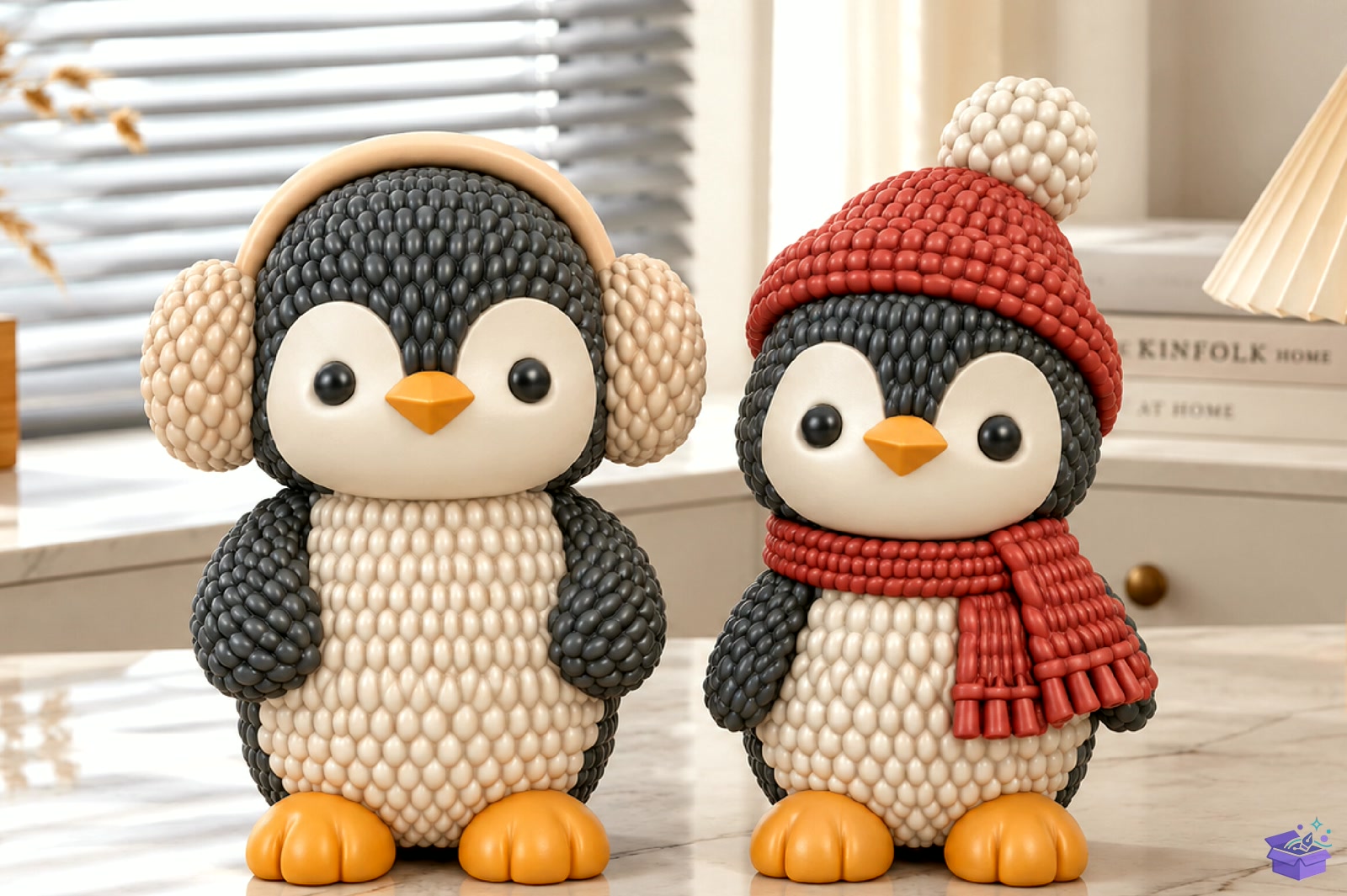 Yılbaşı Knitted Penguin 3D STL Model - 3D Baskı ve Model Dosyası (STL, OBJ, 3MF) - detaylı önizleme 2