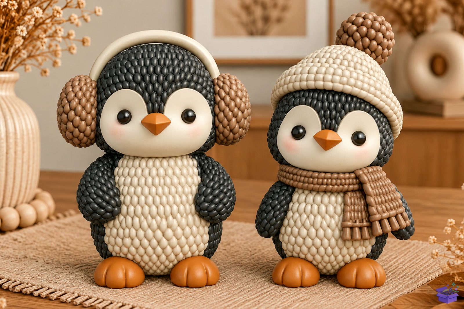Yılbaşı Knitted Penguin 3D STL Model - 3D Baskı ve Model Dosyası (STL, OBJ, 3MF) - detaylı önizleme 4