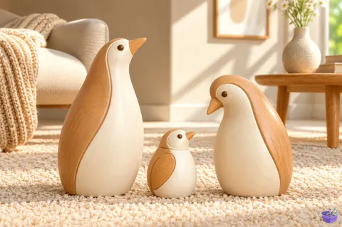 Cute Penguin Family STL - 3D Baskı ve Model Dosyası (STL, OBJ, 3MF) - 3D Baskı  İndir (STL, OBJ, 3MF)
