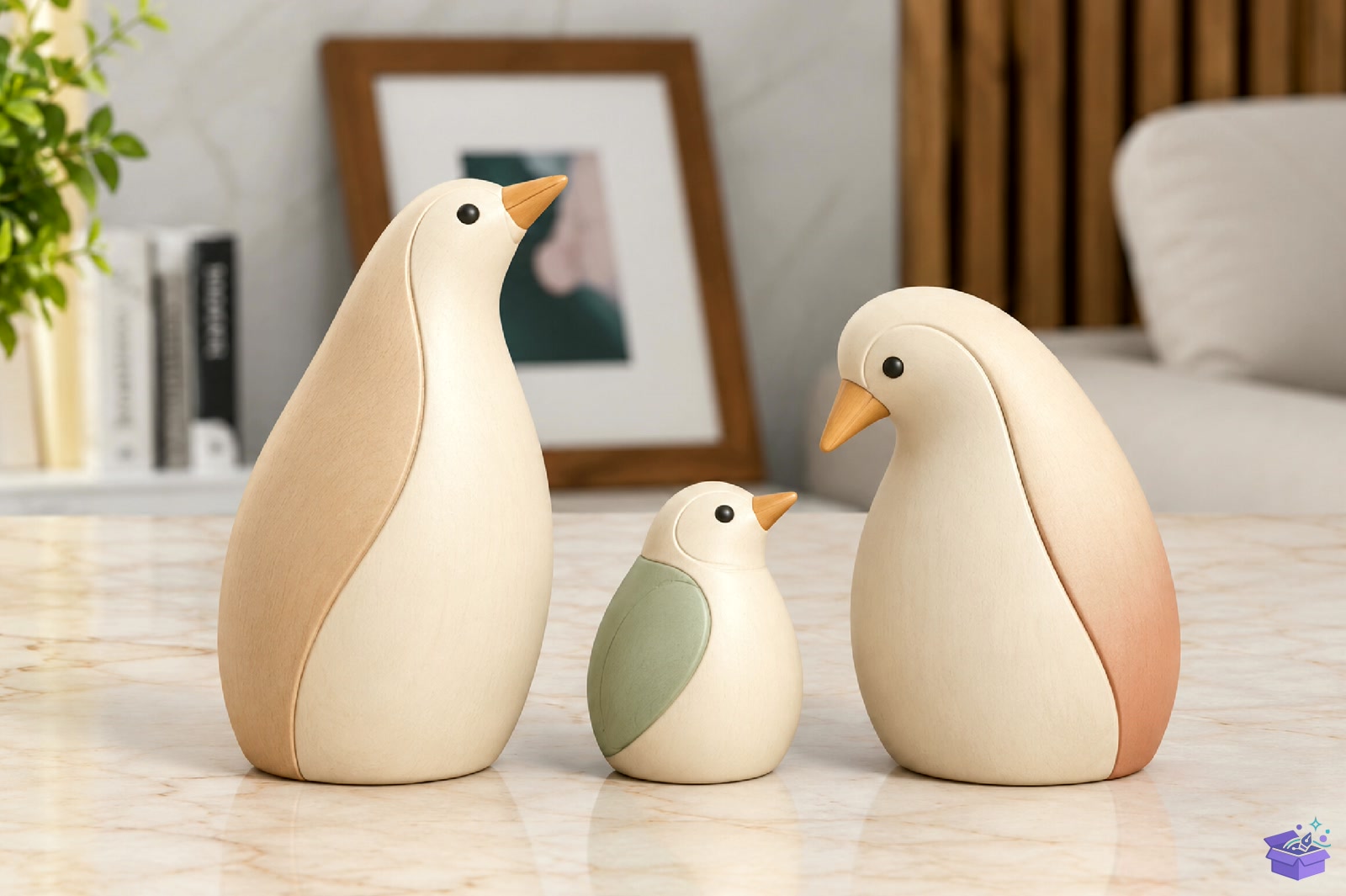Cute Penguin Family STL - 3D Baskı ve Model Dosyası (STL, OBJ, 3MF) - detaylı önizleme 2