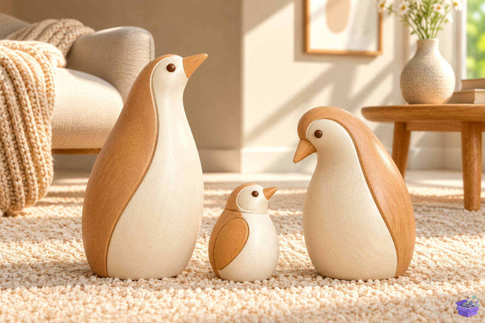 Cute Penguin Family STL - 3D Baskı ve Model Dosyası (STL, OBJ, 3MF) - detaylı önizleme 5