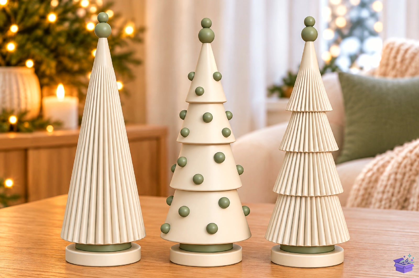 Minimalist Yılbaşı Ağacı Printable STL - 3D Baskı ve Model Dosyası (STL, OBJ, 3MF) - detaylı önizleme 2