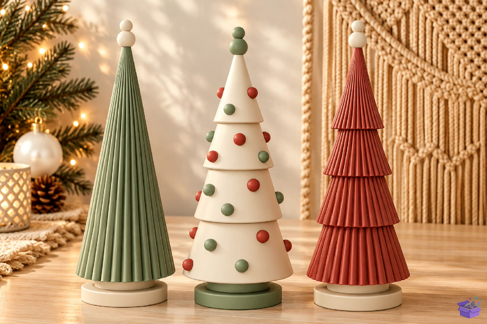 Minimalist Yılbaşı Ağacı Printable STL - 3D Baskı ve Model Dosyası (STL, OBJ, 3MF) - detaylı önizleme 4
