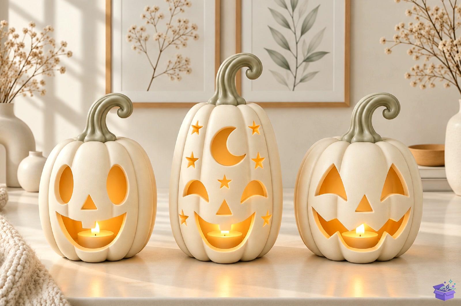 Cadılar Bayramı Pumpkin Fener STL File - 3D Baskı ve Model Dosyası (STL, OBJ, 3MF) - detaylı önizleme 4