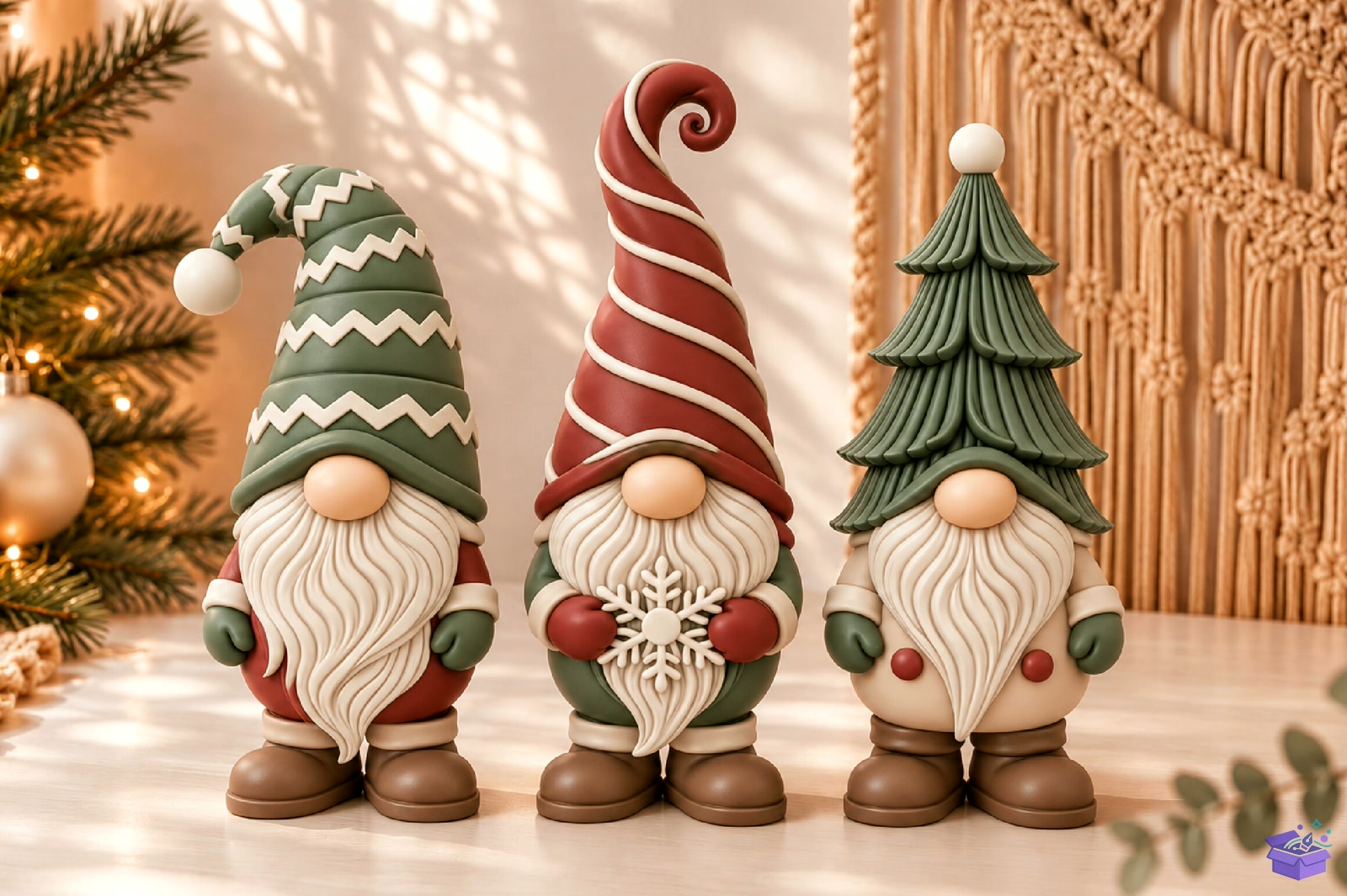 Cute Yılbaşı Gnome Printable STL - 3D Baskı ve Model Dosyası (STL, OBJ, 3MF) - detaylı önizleme 3