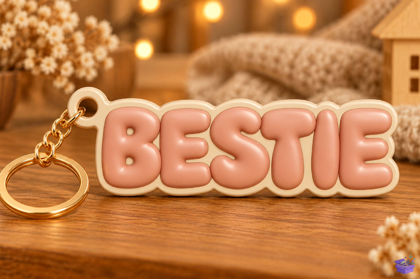 Bestie Friendship Anahtarlık Digital STL - 3D Baskı ve Model Dosyası (STL, OBJ, 3MF) - detaylı önizleme 2