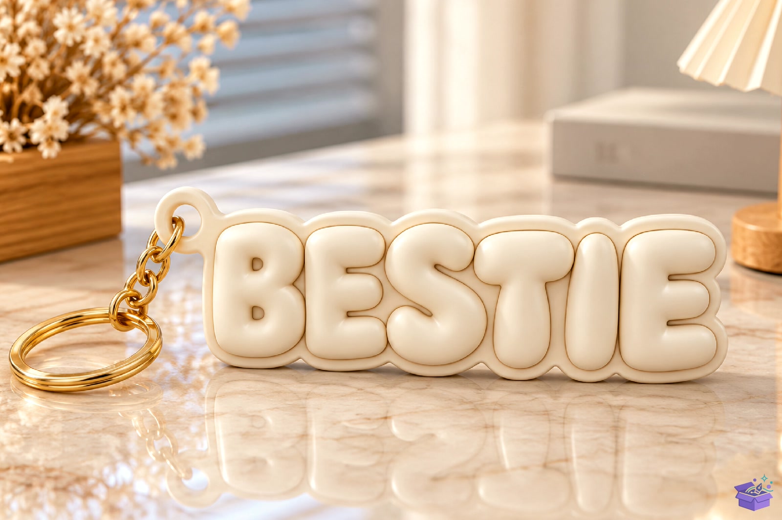 Bestie Friendship Anahtarlık Digital STL - 3D Baskı ve Model Dosyası (STL, OBJ, 3MF) - detaylı önizleme 3