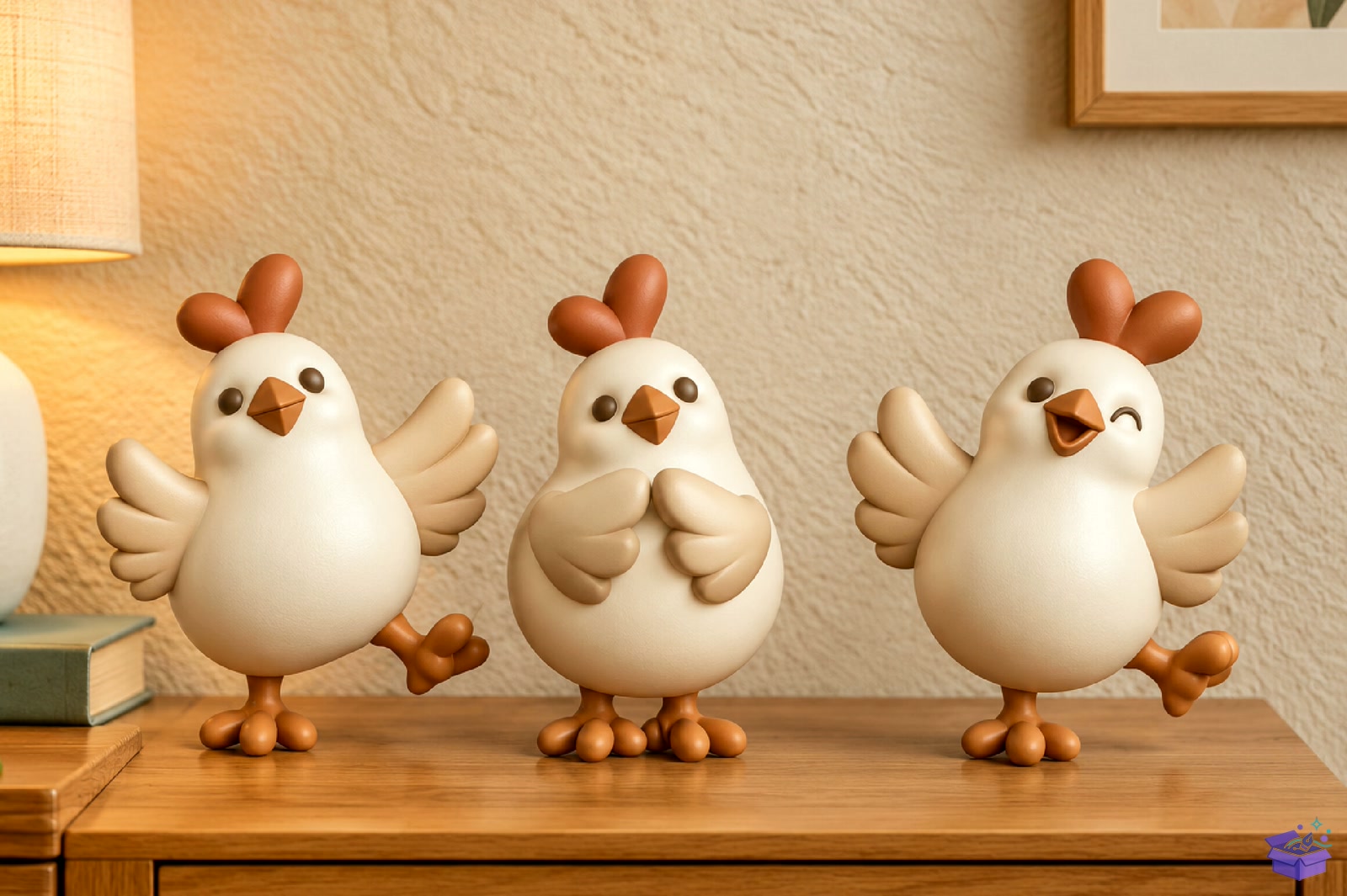 Cute Chicken Decorative STL - 3D Baskı ve Model Dosyası (STL, OBJ, 3MF) - detaylı önizleme 3