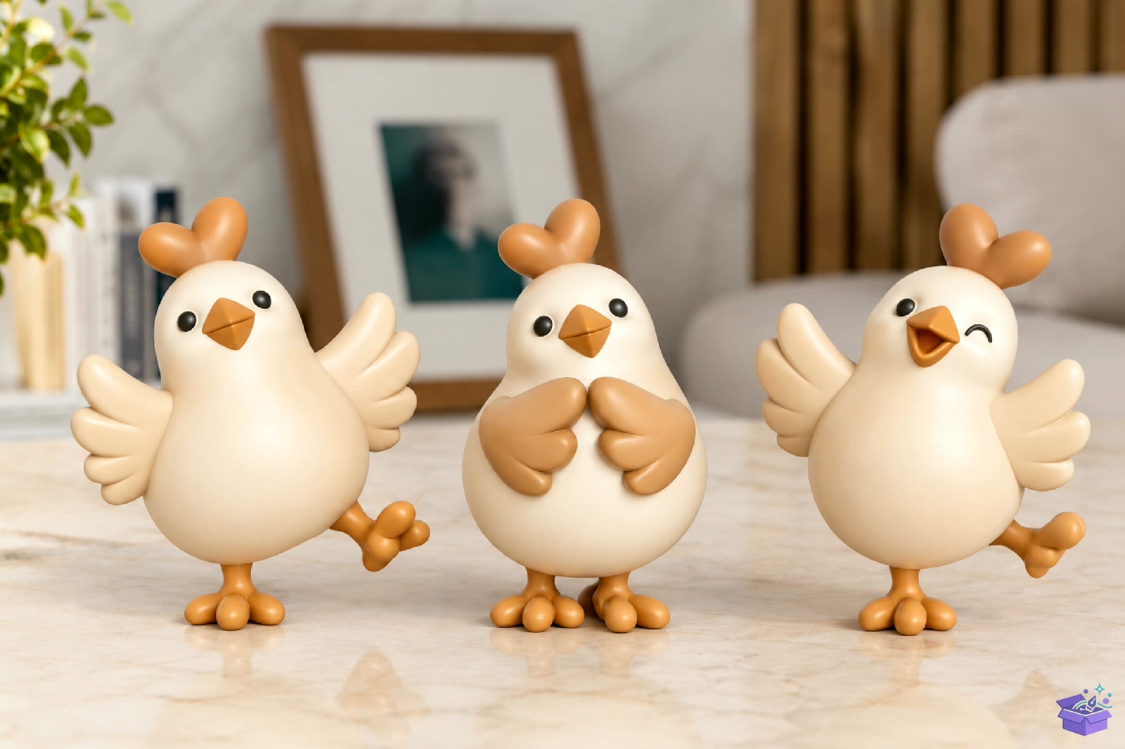 Cute Chicken Decorative STL - 3D Baskı ve Model Dosyası (STL, OBJ, 3MF) - detaylı önizleme 4