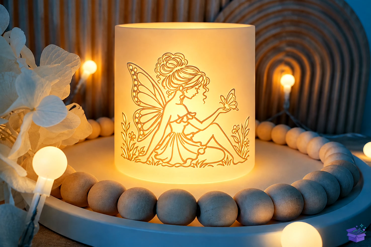 3D Baskı Fairy Tealight Tutucu STL - 3D Baskı ve Model Dosyası (STL, OBJ, 3MF) - detaylı önizleme 2