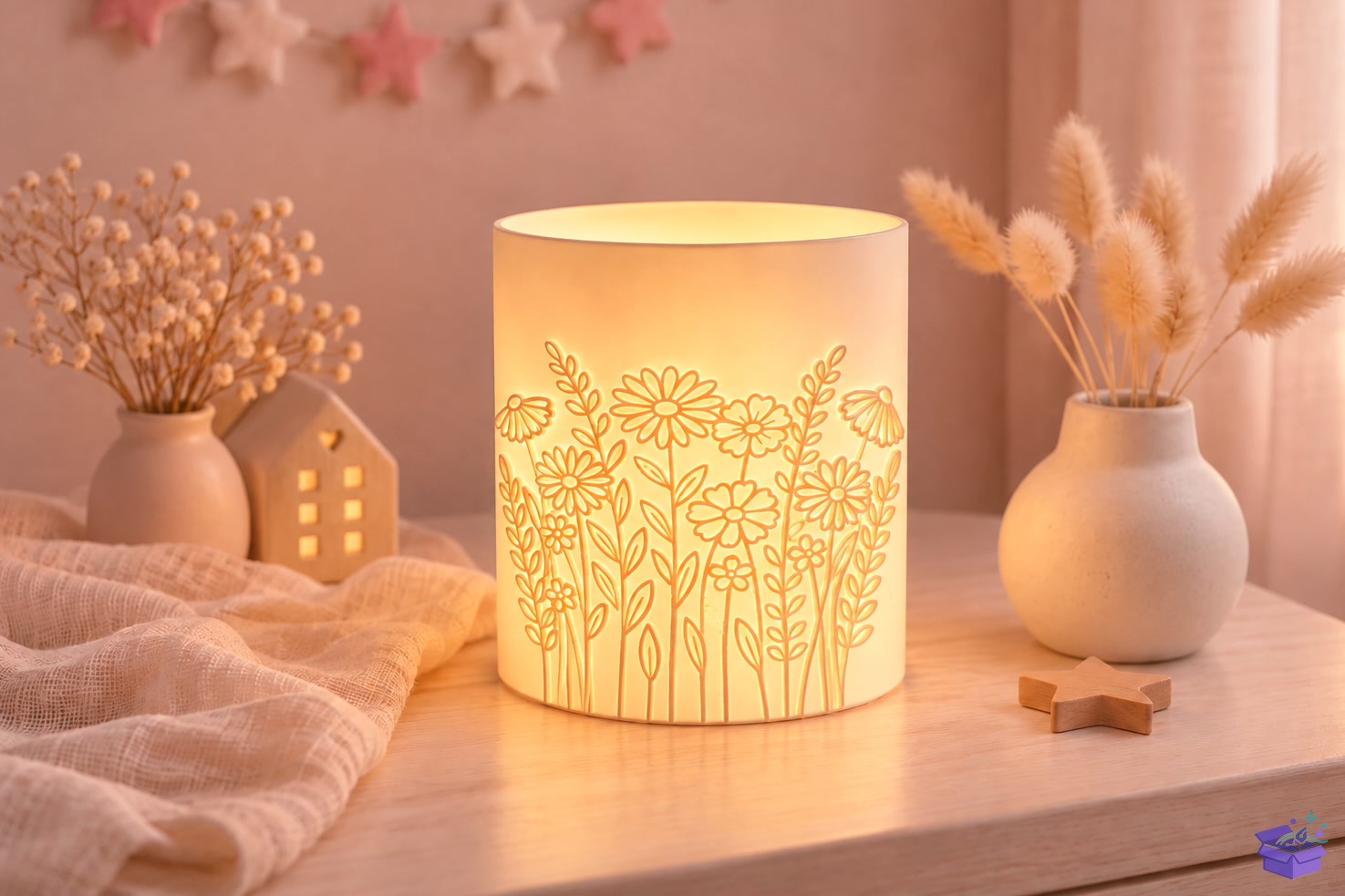 3D Baskı File Floral Tealight Tutucu - 3D Baskı ve Model Dosyası (STL, OBJ, 3MF) - detaylı önizleme 5