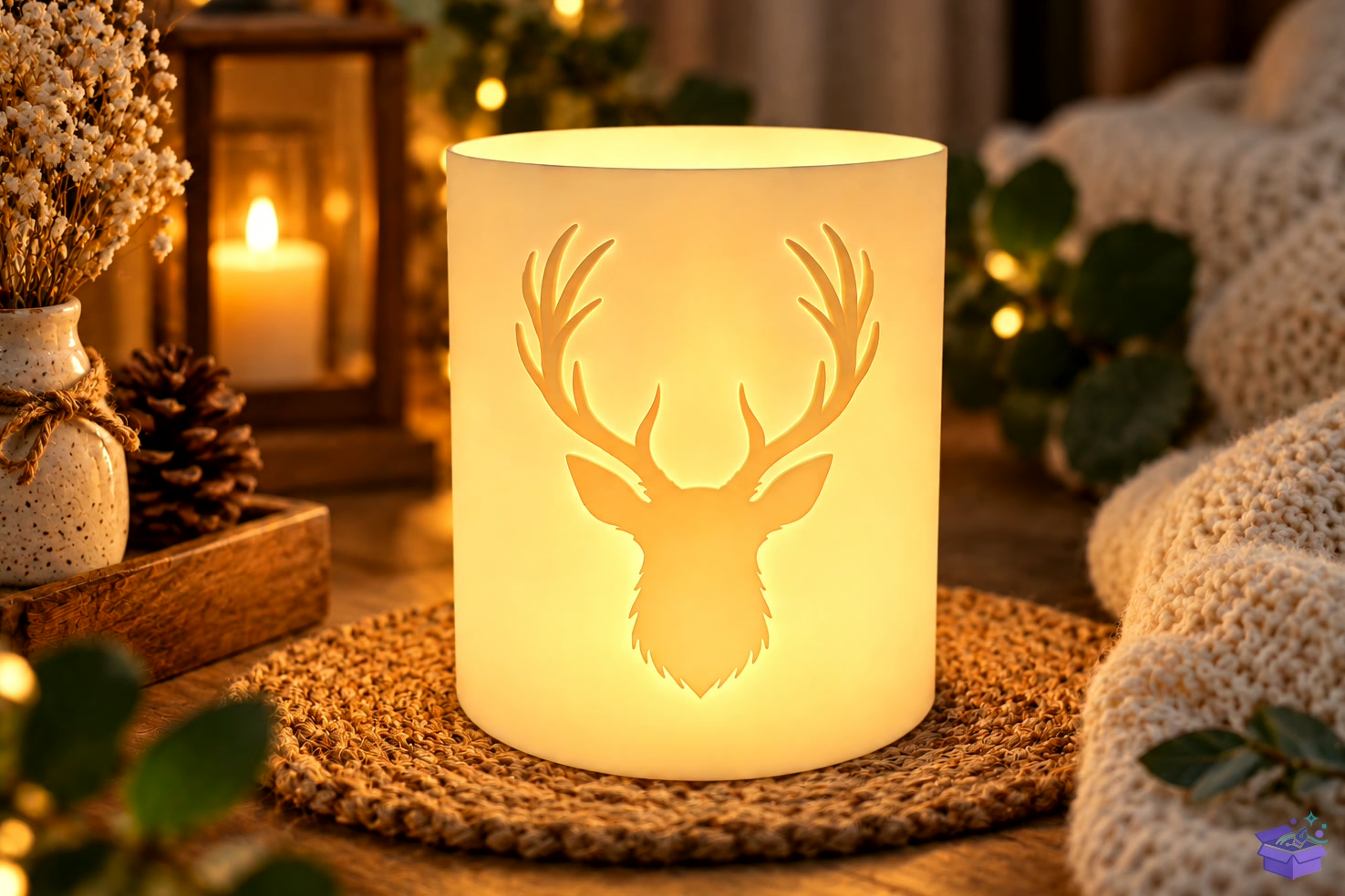3D Baskı File Tealight Tutucu Geyik STL - 3D Baskı ve Model Dosyası (STL, OBJ, 3MF) - detaylı önizleme 2