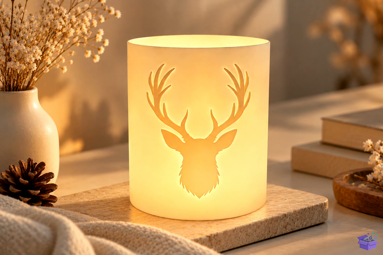 3D Baskı File Tealight Tutucu Geyik STL - 3D Baskı ve Model Dosyası (STL, OBJ, 3MF) - detaylı önizleme 4