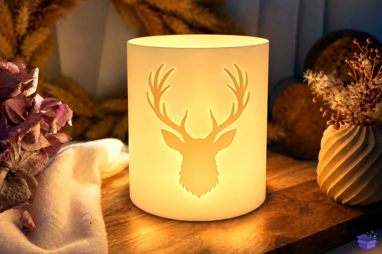 3D Baskı File Tealight Tutucu Geyik STL - 3D Baskı ve Model Dosyası (STL, OBJ, 3MF) - detaylı önizleme 5