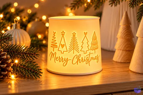 3D Baskı Yılbaşı Tealight Tutucu STL - 3D Baskı ve Model Dosyası (STL, OBJ, 3MF) - 3D Baskı  İndir (STL, OBJ, 3MF)