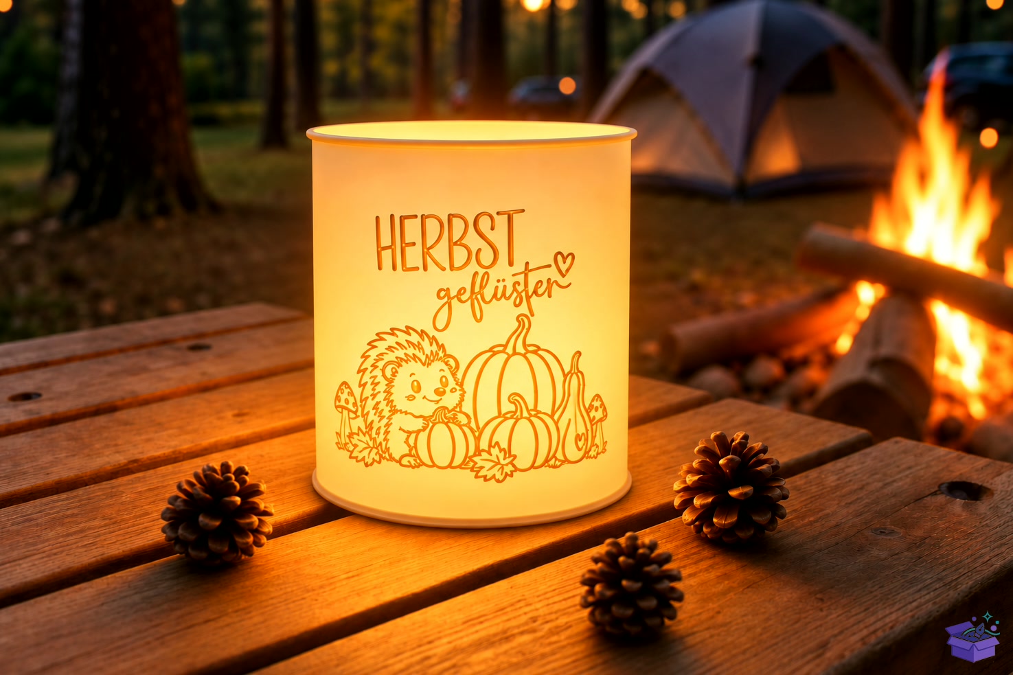 3D Baskı Autumn Tealight Tutucu STL - 3D Baskı ve Model Dosyası (STL, OBJ, 3MF) - detaylı önizleme 2