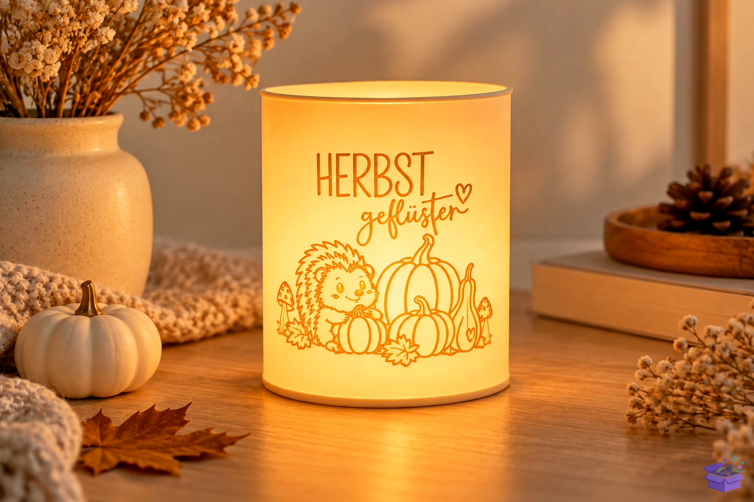 3D Baskı Autumn Tealight Tutucu STL - 3D Baskı ve Model Dosyası (STL, OBJ, 3MF) - detaylı önizleme 3