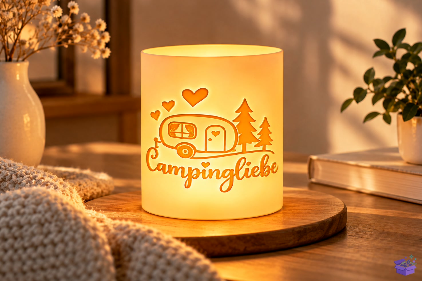 3D Baskı File Camping Tealight Tutucu - 3D Baskı ve Model Dosyası (STL, OBJ, 3MF) - detaylı önizleme 3