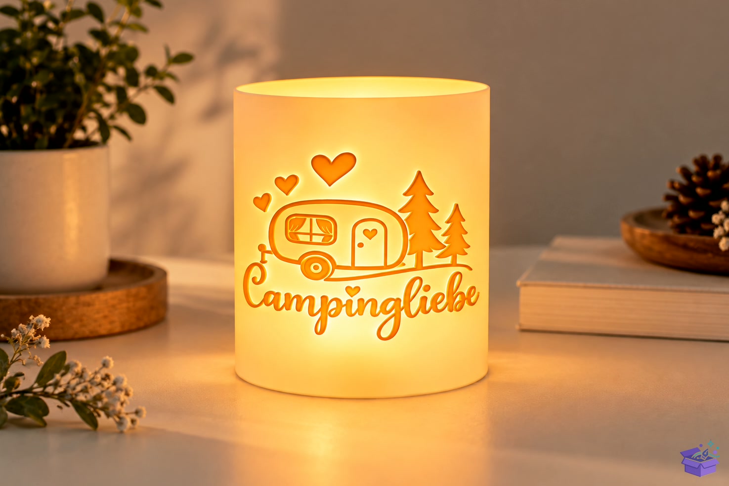 3D Baskı File Camping Tealight Tutucu - 3D Baskı ve Model Dosyası (STL, OBJ, 3MF) - detaylı önizleme 5