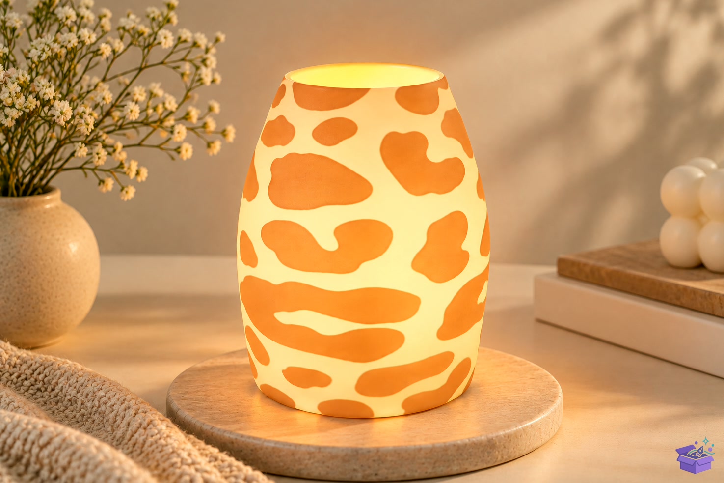 Leopard Print Tealight Tutucu STL - 3D Baskı ve Model Dosyası (STL, OBJ, 3MF) - detaylı önizleme 3