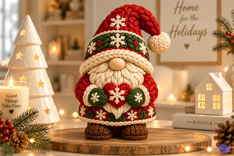 Knitted Yılbaşı Gnome 3D STL File - 3D Baskı ve Model Dosyası (STL, OBJ, 3MF) - 3D Baskı  İndir (STL, OBJ, 3MF)