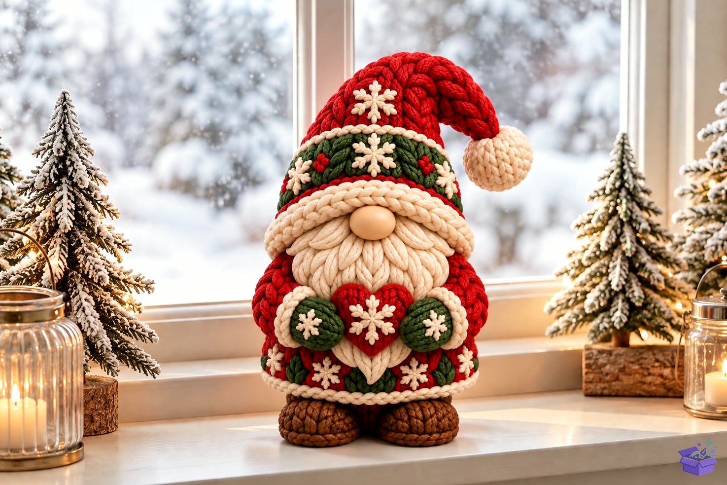 Knitted Yılbaşı Gnome 3D STL File - 3D Baskı ve Model Dosyası (STL, OBJ, 3MF) - detaylı önizleme 3