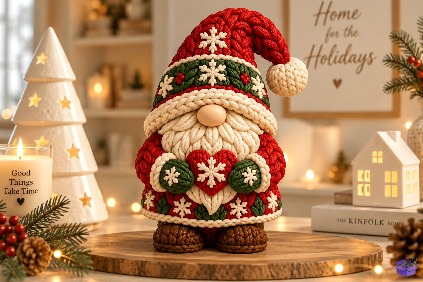 Knitted Yılbaşı Gnome 3D STL File - 3D Baskı ve Model Dosyası (STL, OBJ, 3MF) - detaylı önizleme 5