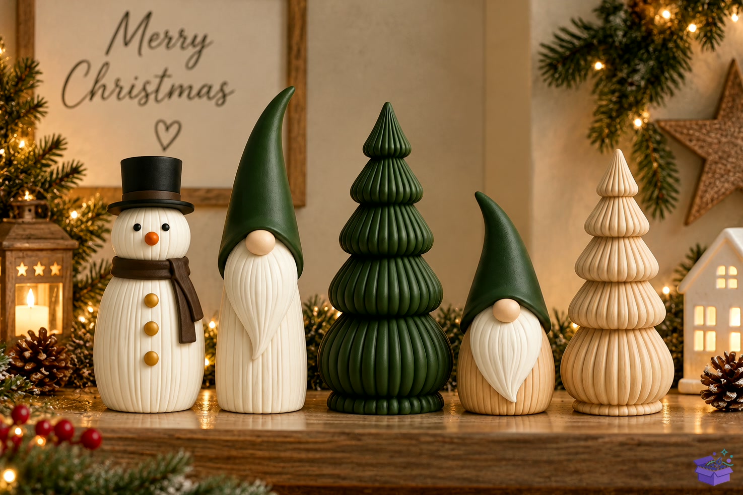 Holiday Gnome Decor - 3D Baskı ve Model Dosyası (STL, OBJ, 3MF) - detaylı önizleme 4