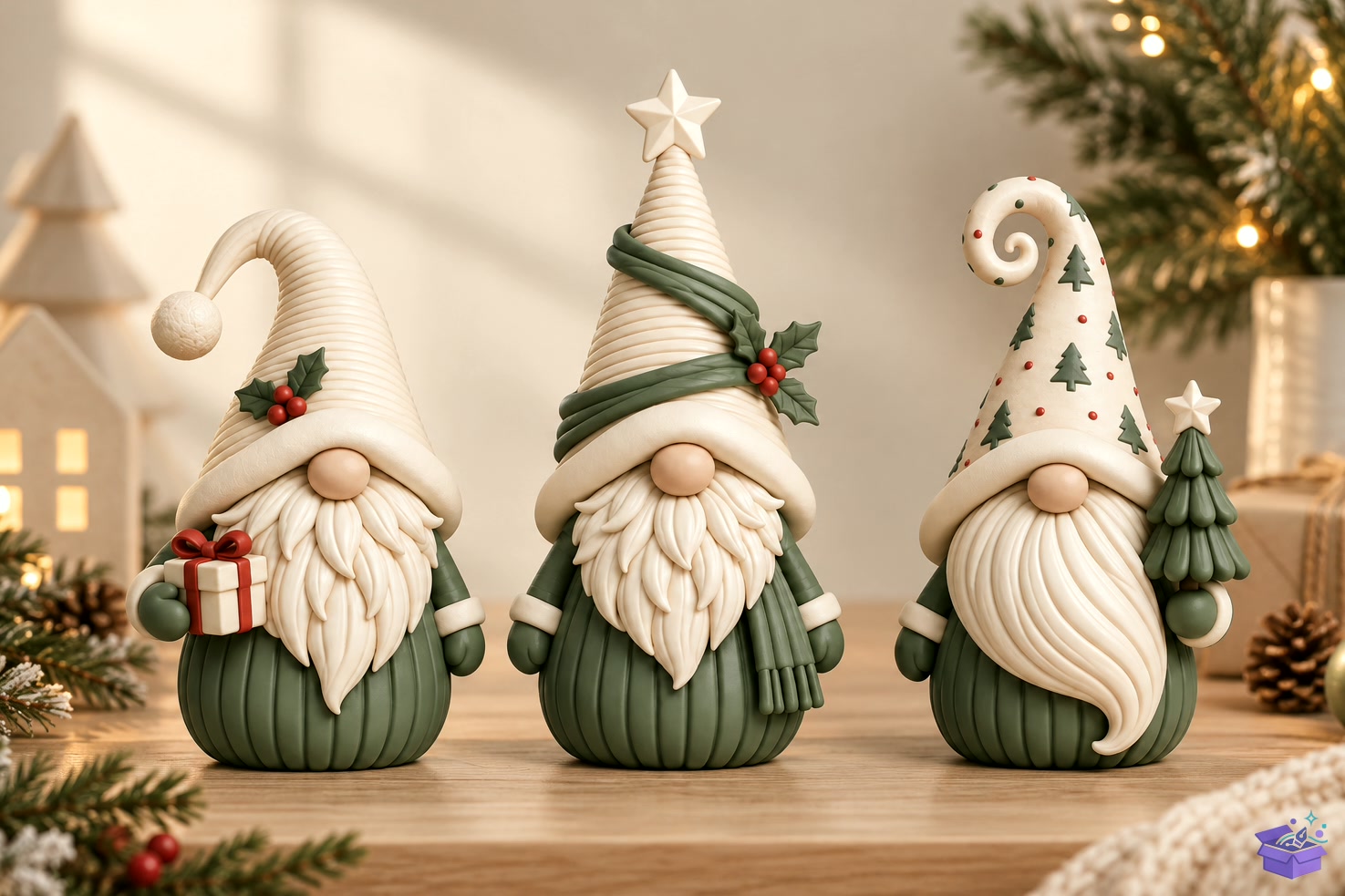Yılbaşı Gnome STL - 3D Baskı ve Model Dosyası (STL, OBJ, 3MF) - detaylı önizleme 2