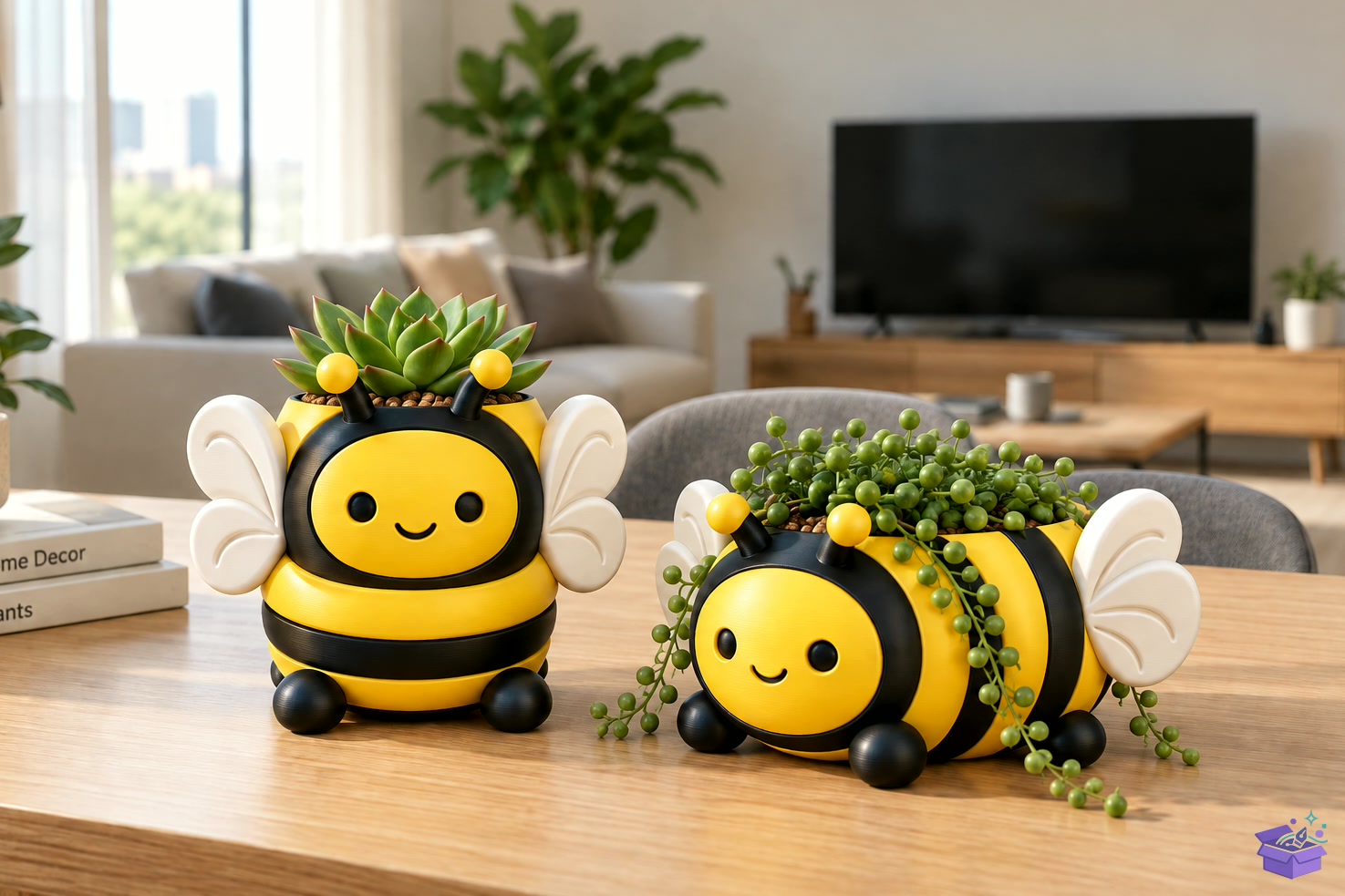 Bee Saksı Tasarımı STL Pot - 3D Baskı ve Model Dosyası (STL, OBJ, 3MF) - detaylı önizleme 2