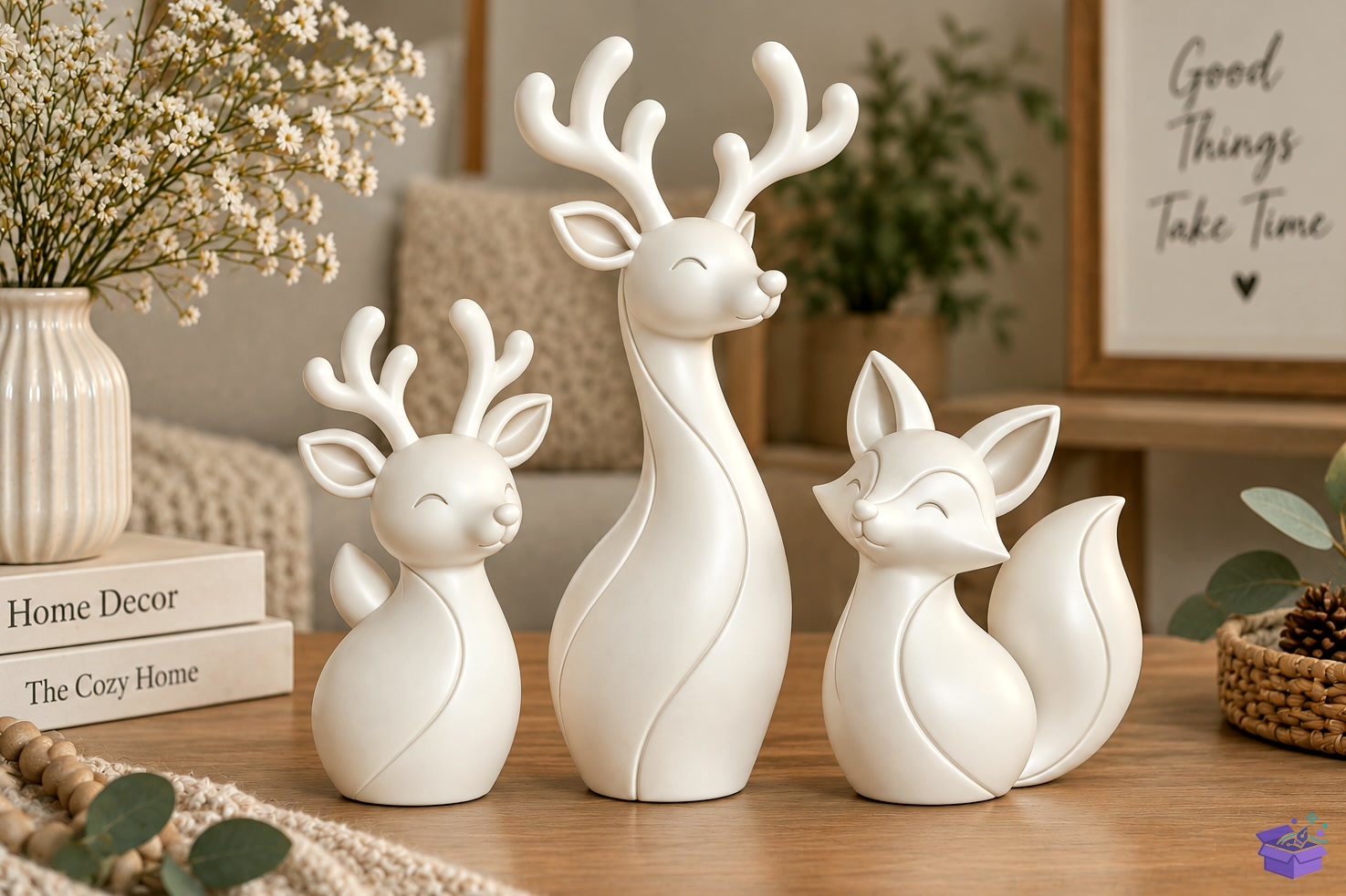Yılbaşı Woodland Trio 3D STL Files - 3D Baskı ve Model Dosyası (STL, OBJ, 3MF) - detaylı önizleme 3