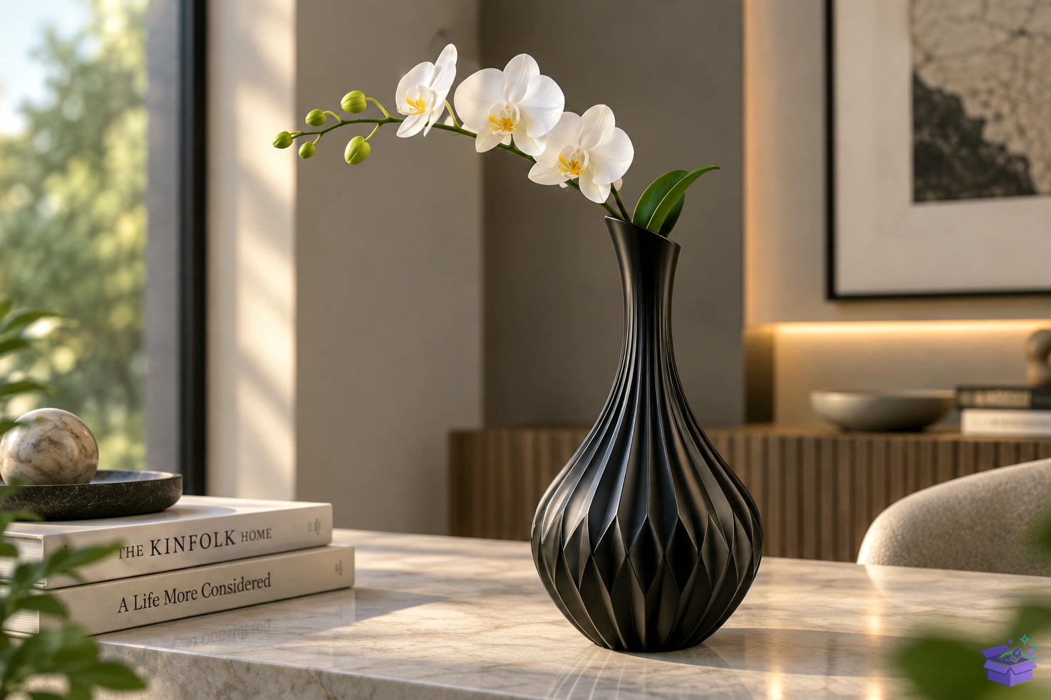 Modern Fluted Vazo Tasarımı STL 3D Baskı - 3D Baskı ve Model Dosyası (STL, OBJ, 3MF) - detaylı önizleme 4
