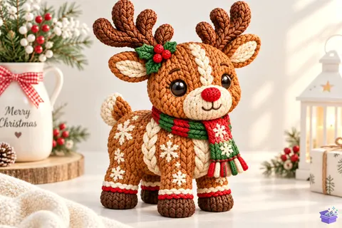 Knitted Ren Geyiği STL - 3D Baskı ve Model Dosyası (STL, OBJ, 3MF) - 3D Baskı  İndir (STL, OBJ, 3MF)