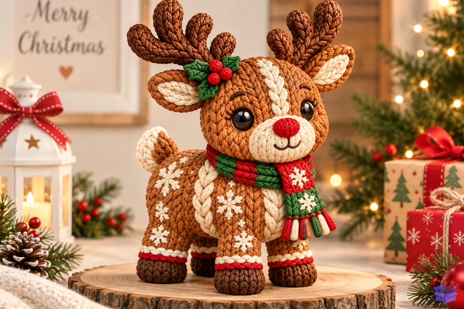 Knitted Ren Geyiği STL - 3D Baskı ve Model Dosyası (STL, OBJ, 3MF) - detaylı önizleme 2