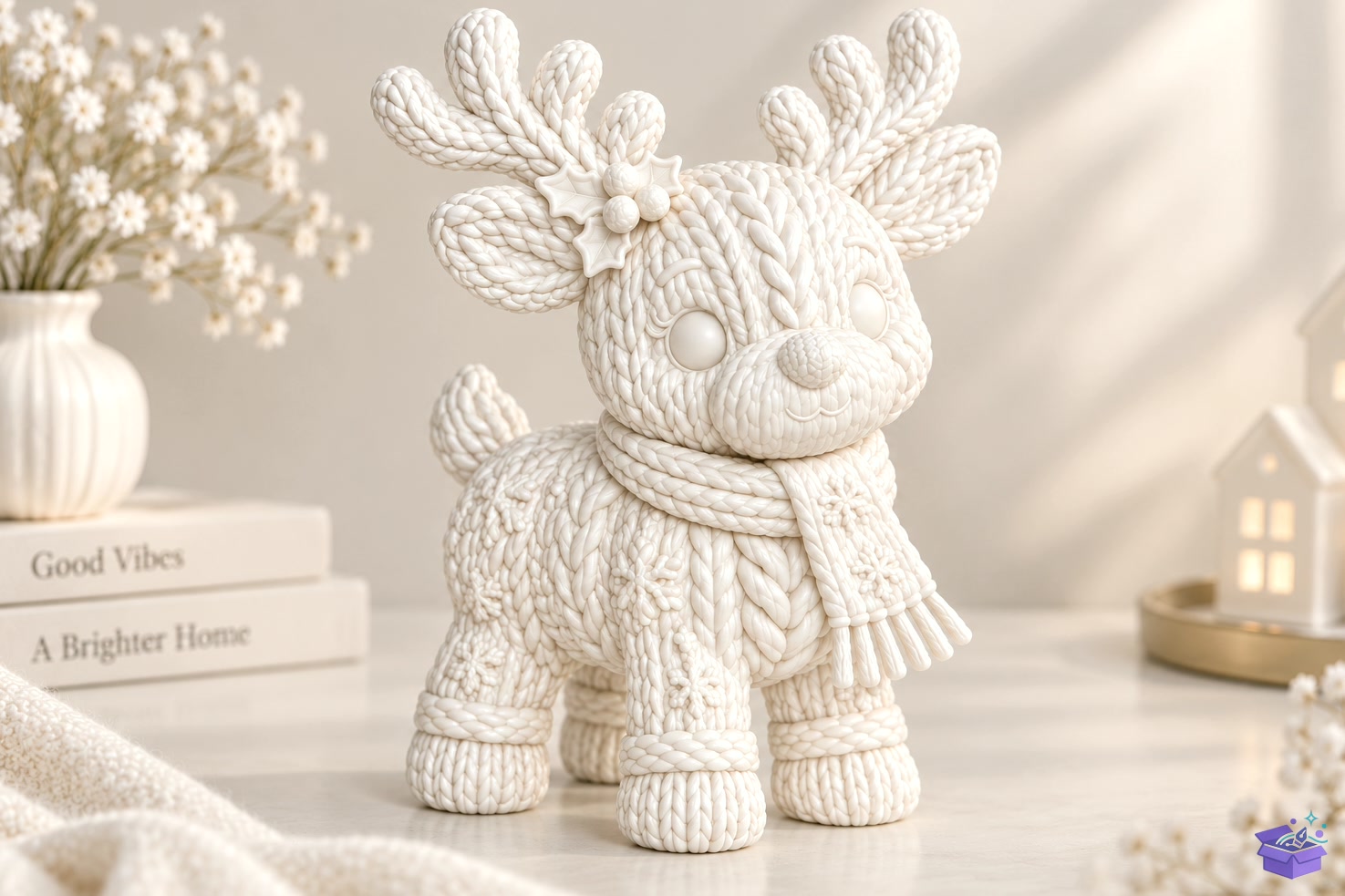 Knitted Ren Geyiği STL - 3D Baskı ve Model Dosyası (STL, OBJ, 3MF) - detaylı önizleme 3