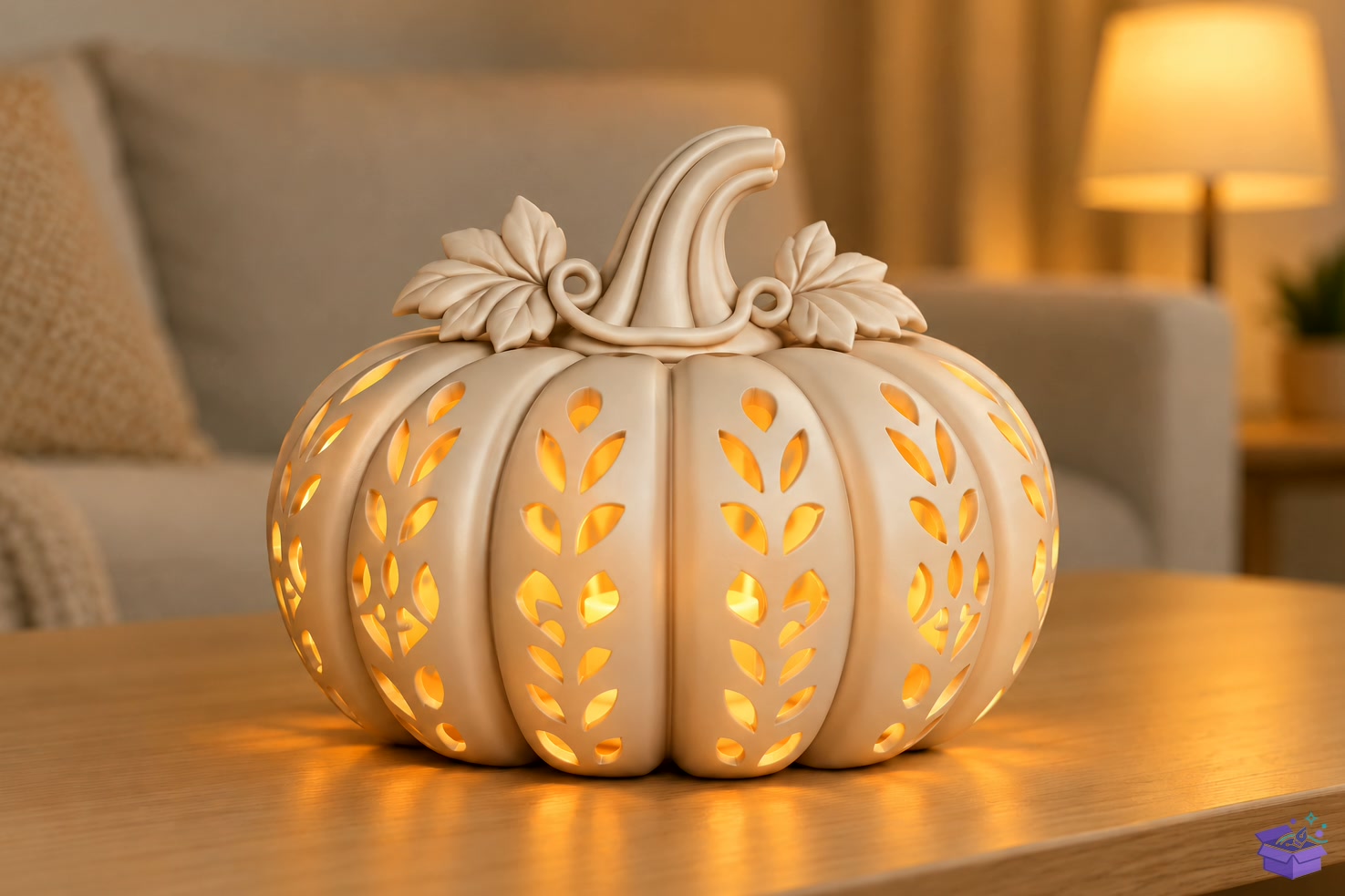 Pumpkin Fener STL - 3D Baskı ve Model Dosyası (STL, OBJ, 3MF) - detaylı önizleme 3