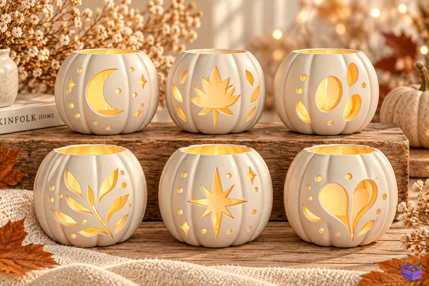 Pumpkin Mumluk STL - 3D Baskı ve Model Dosyası (STL, OBJ, 3MF) - detaylı önizleme 2