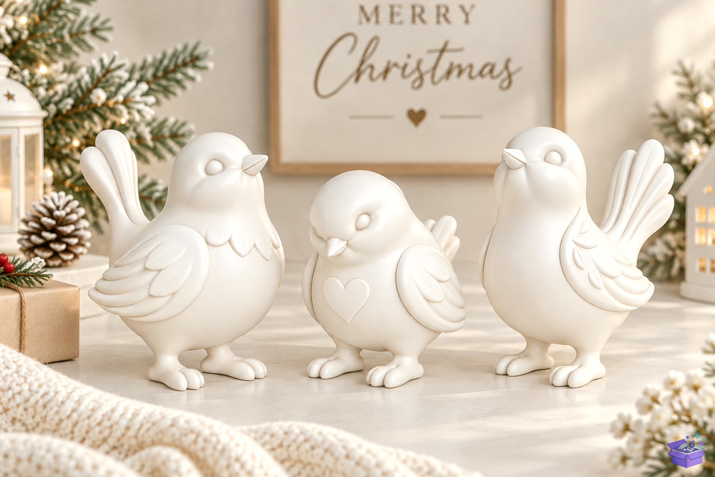 Holiday Kuş Figürü Figurines 3D Baskı - 3D Baskı ve Model Dosyası (STL, OBJ, 3MF) - detaylı önizleme 2