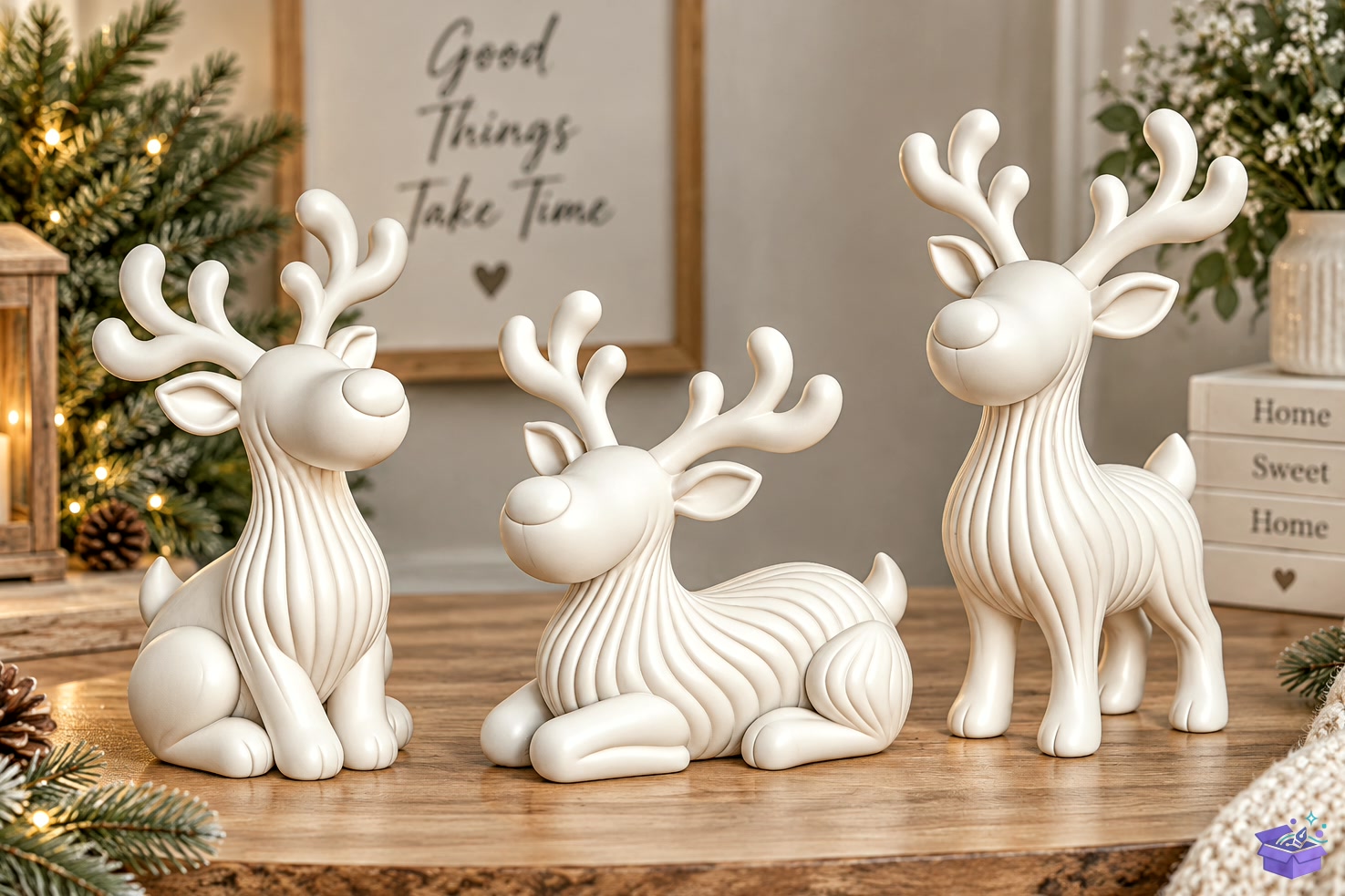 Yılbaşı Geyik Trio 3D Baskı Models - 3D Baskı ve Model Dosyası (STL, OBJ, 3MF) - detaylı önizleme 2