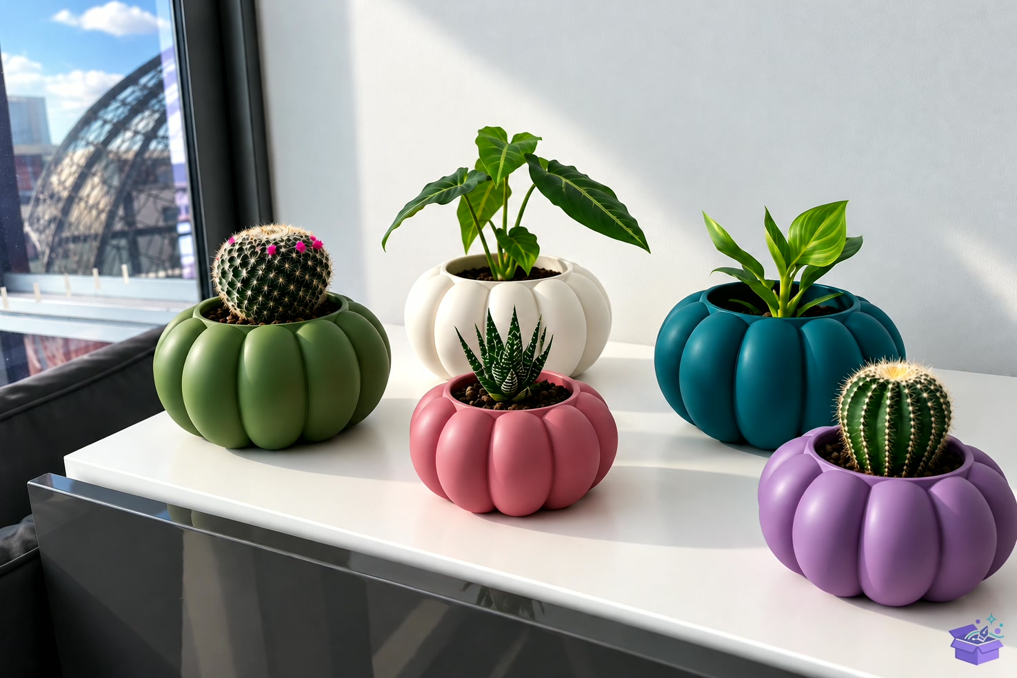 Pumpkin Bubble Saksı Tasarımı STL - 3D Baskı ve Model Dosyası (STL, OBJ, 3MF) - detaylı önizleme 6