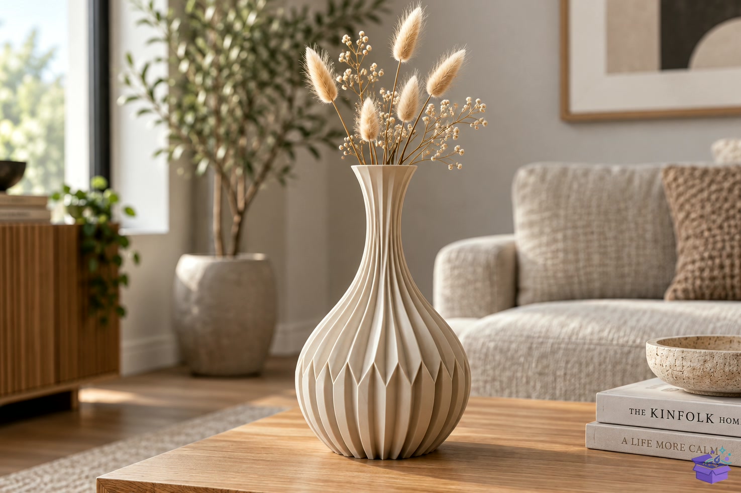 Ribbed Bulb Vazo Tasarımı STL - 3D Baskı ve Model Dosyası (STL, OBJ, 3MF) - detaylı önizleme 3