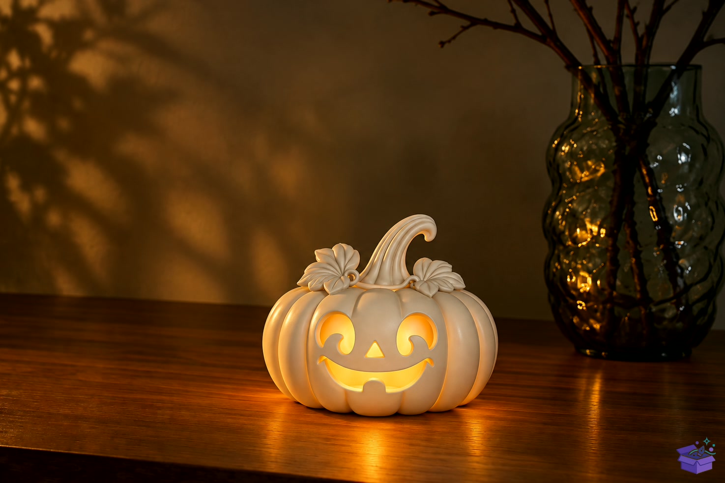 Pumpkin Fener STL Cadılar Bayramı Decor - 3D Baskı ve Model Dosyası (STL, OBJ, 3MF) - detaylı önizleme 2