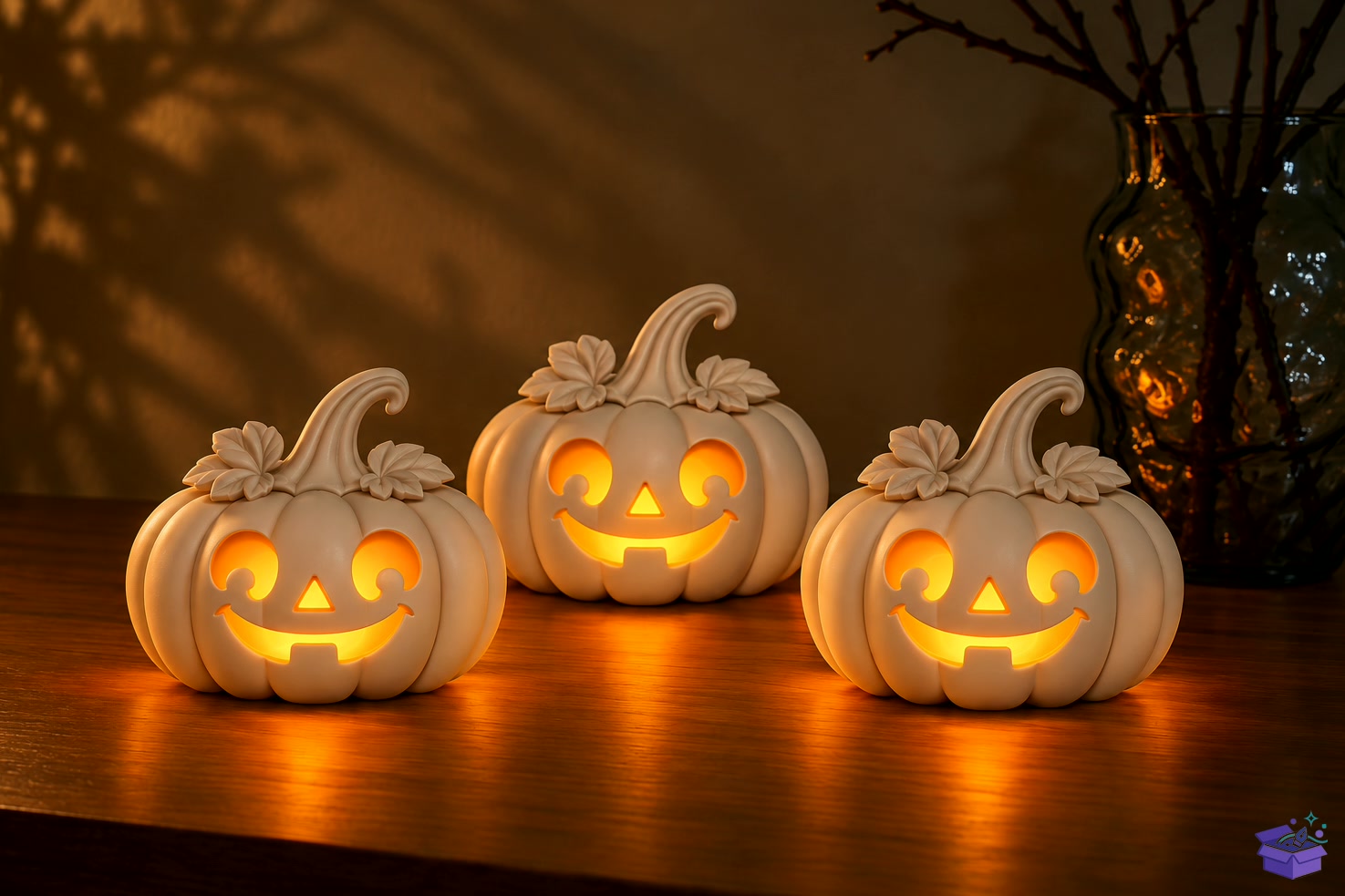 Pumpkin Fener STL Cadılar Bayramı Decor - 3D Baskı ve Model Dosyası (STL, OBJ, 3MF) - detaylı önizleme 5