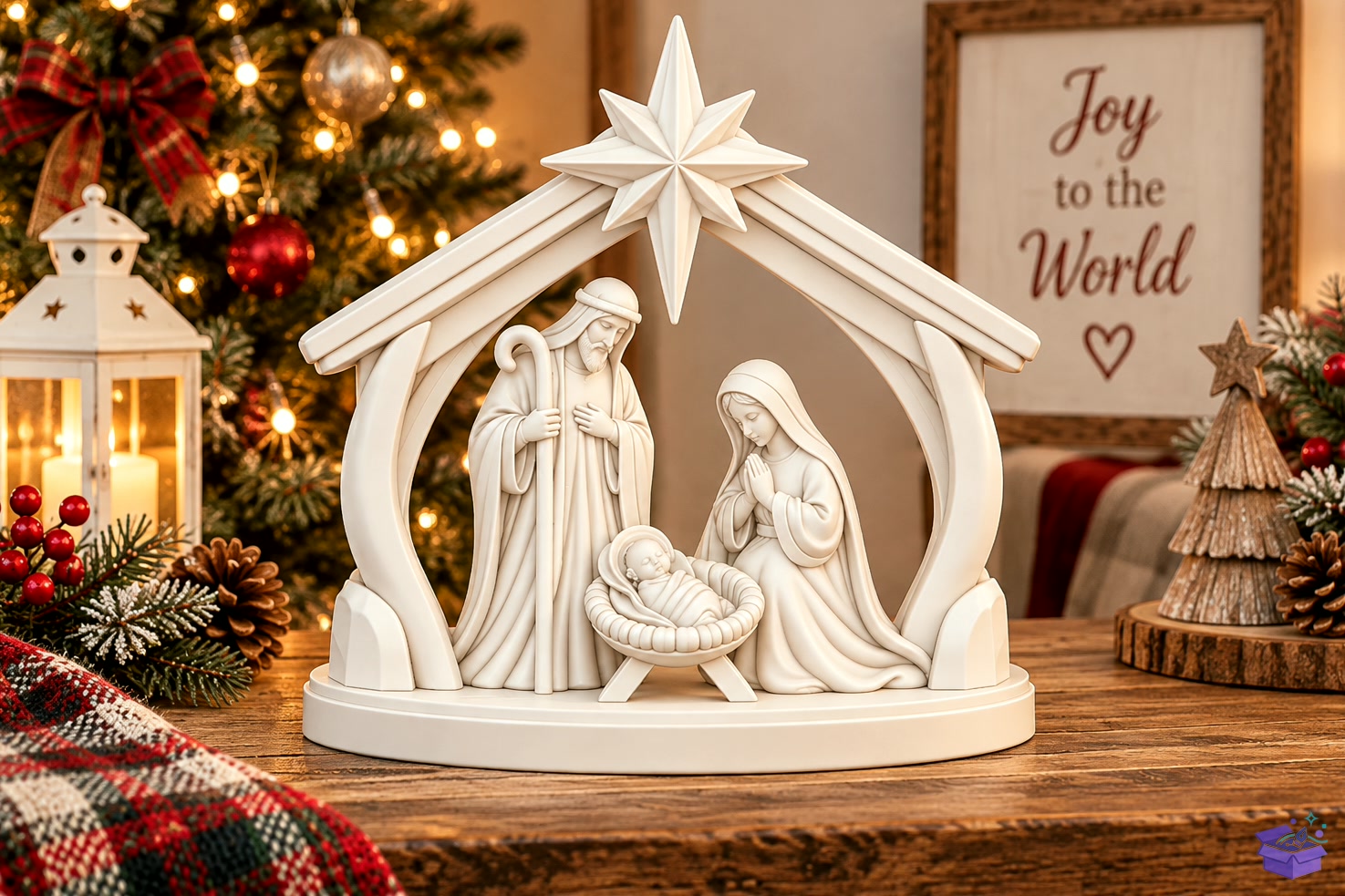 Yılbaşı Nativity STL 3D Baskı - 3D Baskı ve Model Dosyası (STL, OBJ, 3MF) - detaylı önizleme 3