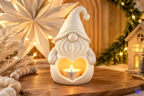 Kalp Temalı Gnome Mumluk STL - 3D Baskı ve Model Dosyası (STL, OBJ, 3MF) - 3D Baskı  İndir (STL, OBJ, 3MF)