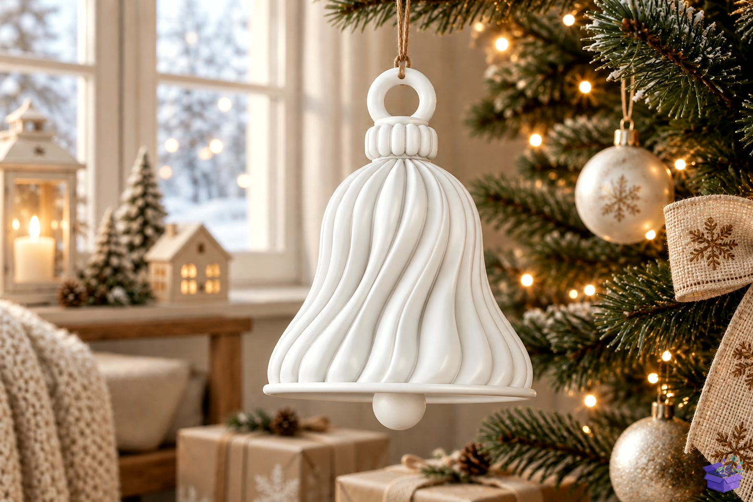 Yılbaşı Bell Süs STL 3D Baskı - 3D Baskı ve Model Dosyası (STL, OBJ, 3MF) - detaylı önizleme 2