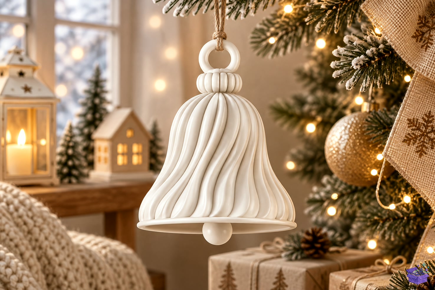Yılbaşı Bell Süs STL 3D Baskı - 3D Baskı ve Model Dosyası (STL, OBJ, 3MF) - detaylı önizleme 3