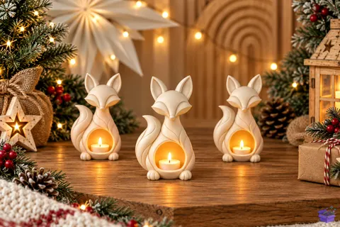 Fox Mumluk STL 3D Baskı Decor - 3D Baskı ve Model Dosyası (STL, OBJ, 3MF) - 3D Baskı  İndir (STL, OBJ, 3MF)