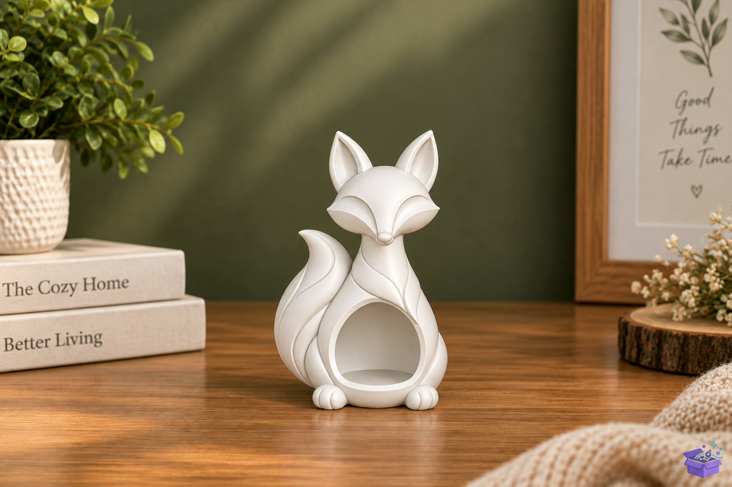 Fox Mumluk STL 3D Baskı Decor - 3D Baskı ve Model Dosyası (STL, OBJ, 3MF) - detaylı önizleme 3